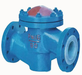 销衬氟H41F4/46卧式止回阀与卧式全贯流泵 衬氟止回阀厂家的综合解析