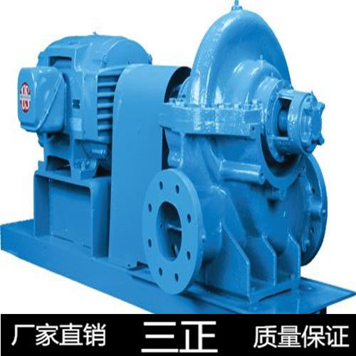 电厂专用S型双吸泵与卧式全贯流泵的卓越解决方案——三正公司工厂排污应用